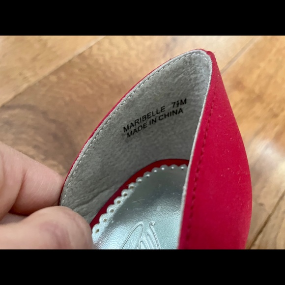 Michelangelo Peep Toe Platform High Heel with Bow - Picture 5 of 6